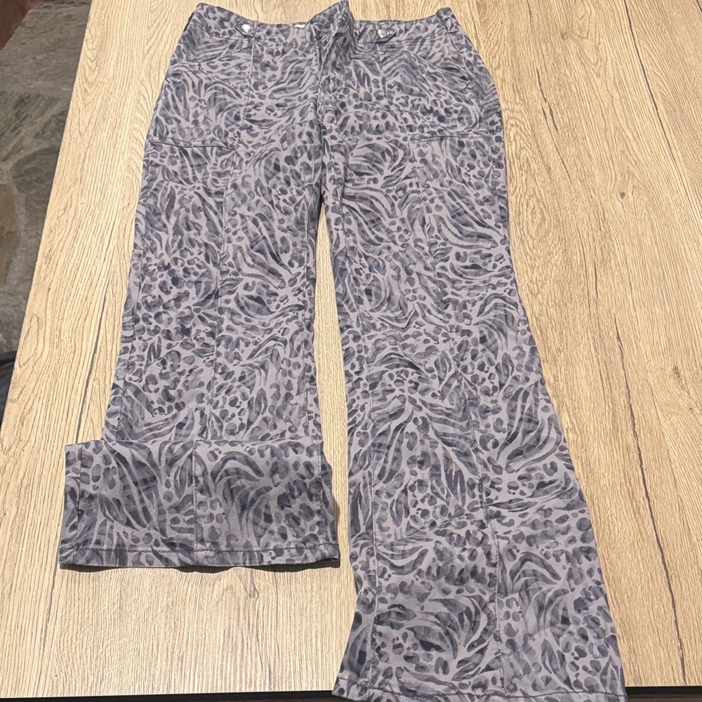 Pilcro Charcoal Camouflage Trousers